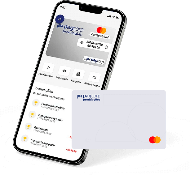 Cartão para premiações PagCrop (Gift Card)